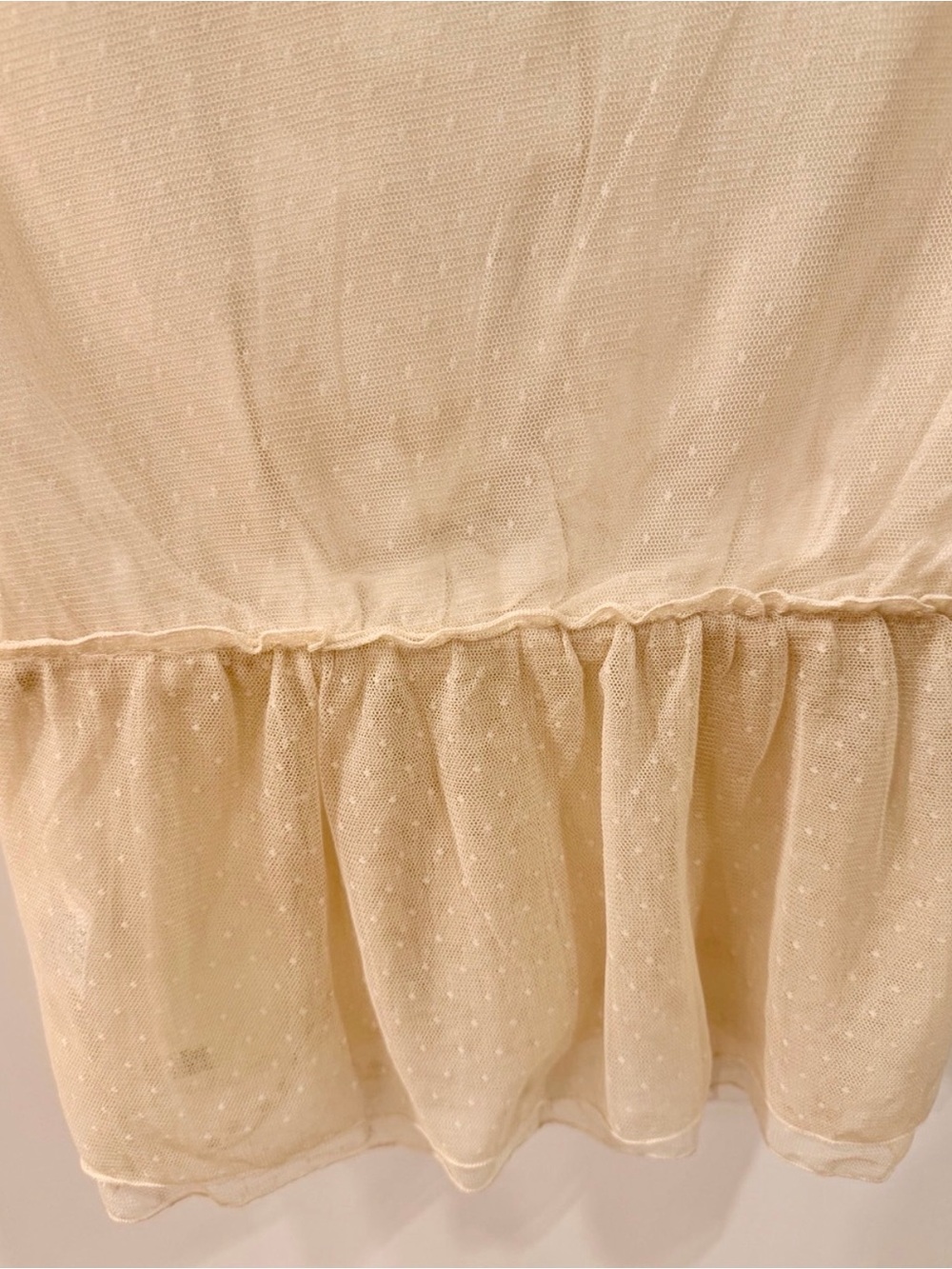 Chilli Couture Cream Embroidered Sequin Mesh Babydoll Top Size M EU 40 - Picture 12 of 12